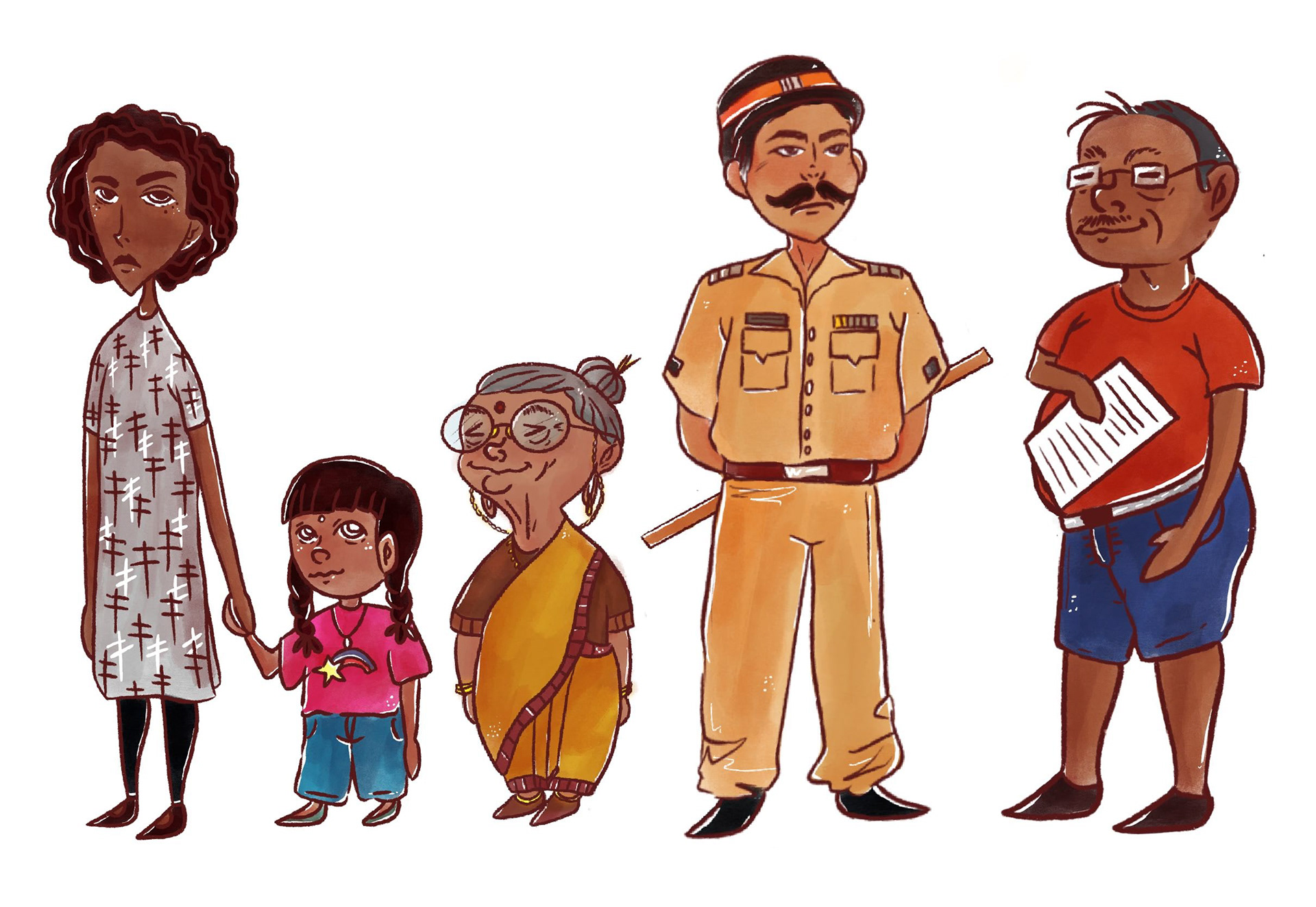 Character sheet, one