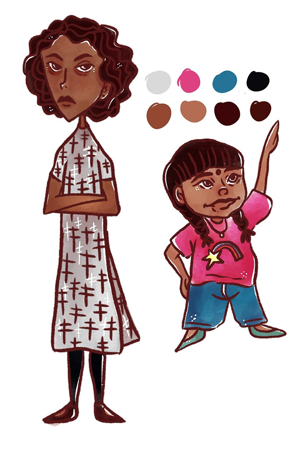 Character sheet, three