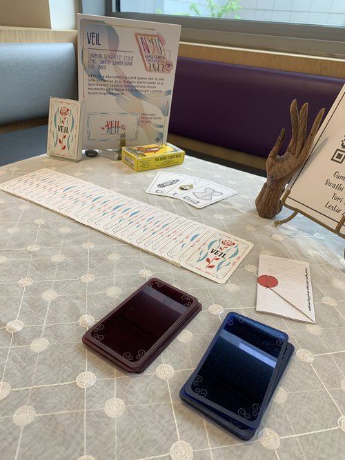 Table setup for a seance